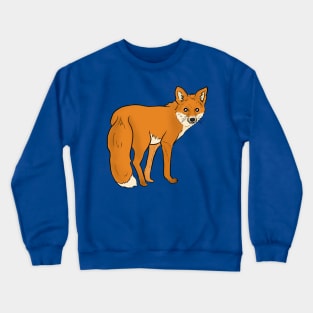 Red fox Crewneck Sweatshirt